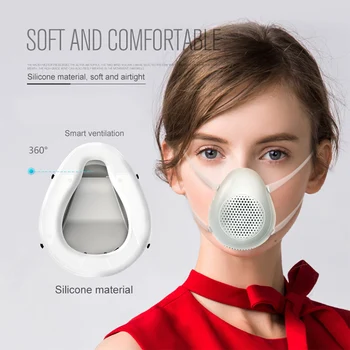 

Intelligent Mask Smart Electric Face Mask Anti-dust Antibacterial 5 Layers Filter Anti Pm2.5 Masks Air Purifier