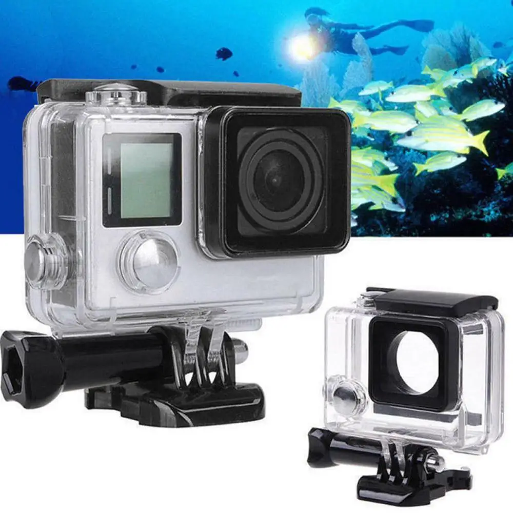 Водонепроницаемый чехол для Gopro Hero 3+/4, защитный чехол для подводного плавания, аксессуары для камеры