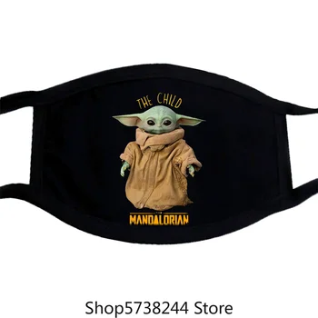 

Cute Baby Yoda Mask Mandalorian Starfan Gift The Child Mask Washable Reusable Mask