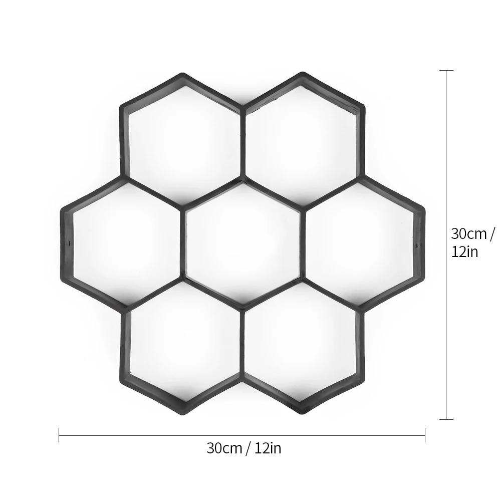 Reusable Paving Molds For Garden Paver Molds PP Resin Plastic Mold Border Maker Path Molder Cement Stone Design Concrete Molds - Цвет: Model G