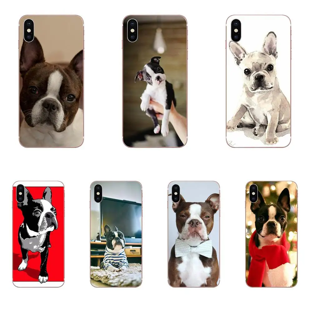 

Boston Terrier Dog In Green Soft TPU Cover Case For Galaxy J1 J2 J3 J330 J4 J5 J6 J7 J730 J8 2015 2016 2017 2018 mini Pro