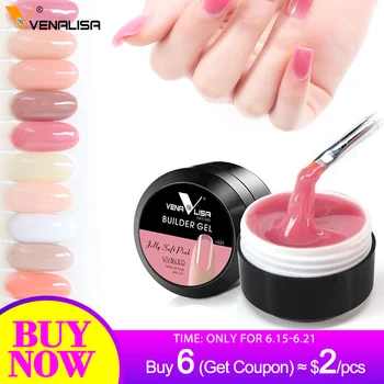 

2020 New Products Wholesale Nail Gel CANNI Nail Extension Gels Thick Builder Gel Natural Camouflage UV Gel 15ml manicure led