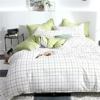 

Plaids Printing Bedding Set 2pcs/3pcs Soft Duvet Cover Set 1 Quilt Cover+1/2 Pillowcases(no Sheet) Twin Full Queen King