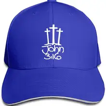 Cross John 3 16 унисекс бейсбольная Кепка Классическая Регулируемая на липучке остроконечная сэндвич Кепка водителя грузовика