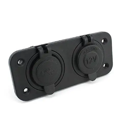 

New Fashion Car Cigarette Lighter Dual USB Socket Splitter GPS Mobile Charger Power Adapters Automobile Accessories