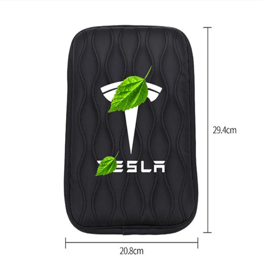 Для Tesla модель 3 черный из искусственной кожи центральный подлокотник коробка крышка 1 шт