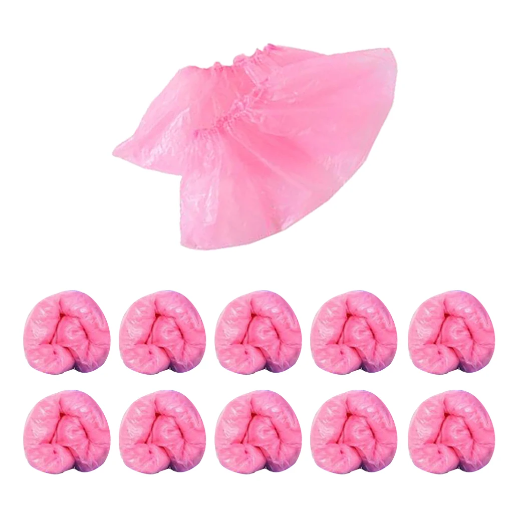 100Pcs Disposable Boot Covers Protective Shoe, Keep Floors Carpets Footwear and Rooms