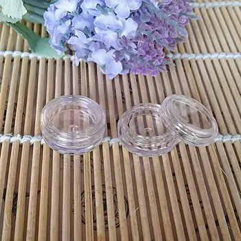 

2000pcs 1g Portable Cream Jar jars Pot Box Makeup Nail Art Cosmetic Bead Storage Container NO471