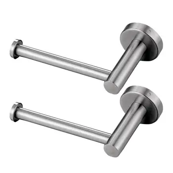 

2pcs Tissue Holder Perforation Stainless Steel Wall Mounted Towel Bracket Paper Holder Tissue Shelf for Kitchen Bathroom Toilet