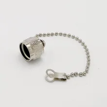 L16 N Тип Защитная крышка для радиочастотный прибор N Тип гнездовой разъем с фиксированной цепью 10 шт