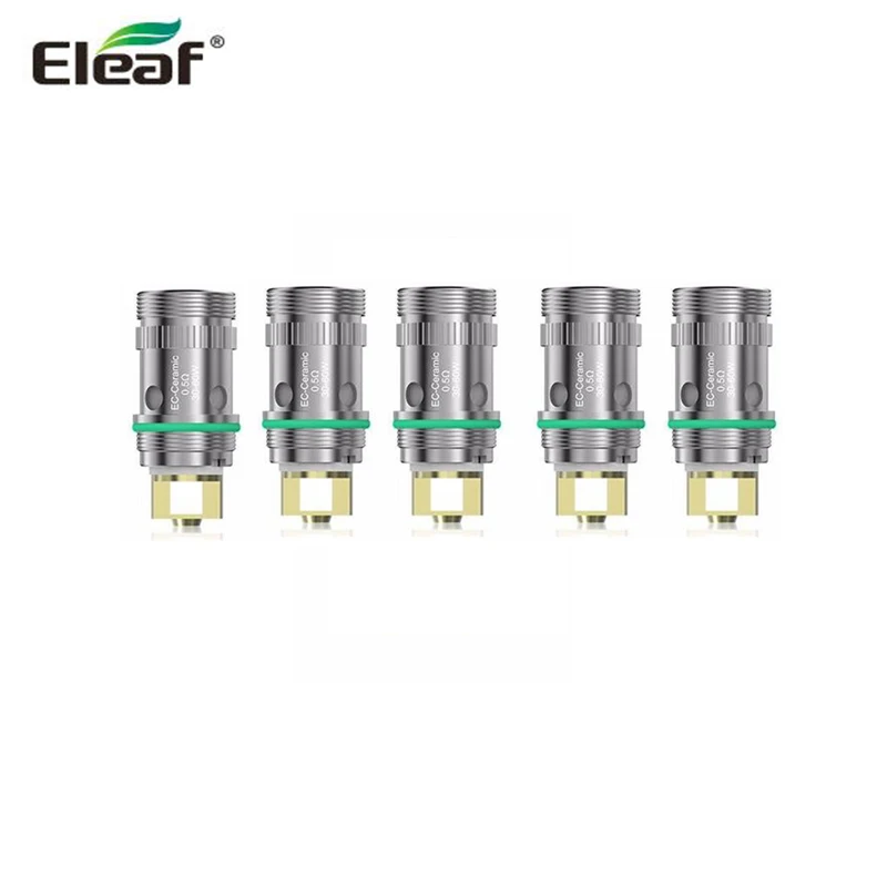 Британская Быстрая доставка 5 шт. оригинальная головка Eleaf EC Cerami 0 Ом для iJust 2/iJust 2