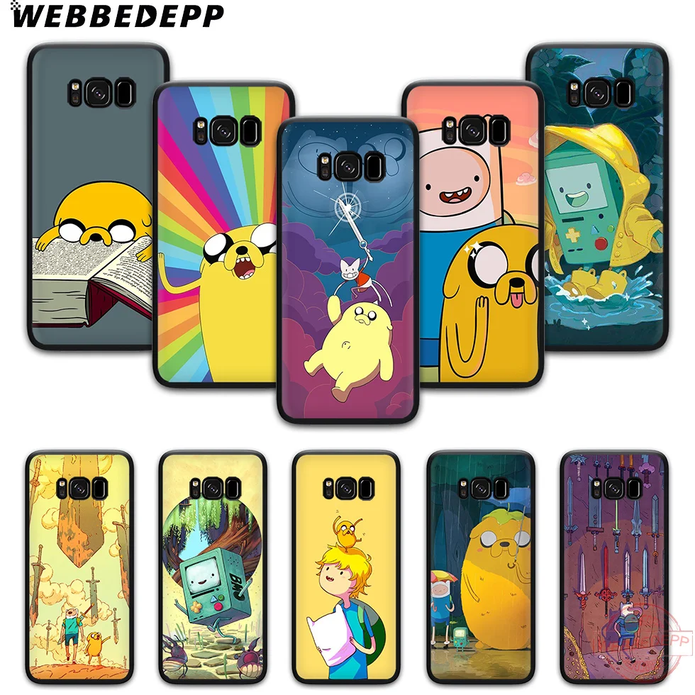 WEBBEDEPP из мультфильма Время приключений мягкий чехол для телефона с изображением