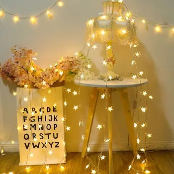 

for Xmas Christmas Wedding Party Battery Box 3M 10 Warm White Garland Lamp String Lights LED Indoor Holiday Waterproof String