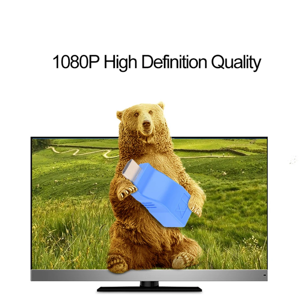 2 шт Мини HD 1080P 30 м усилитель сигнала HDMI удлинитель сети Ethernet адаптер