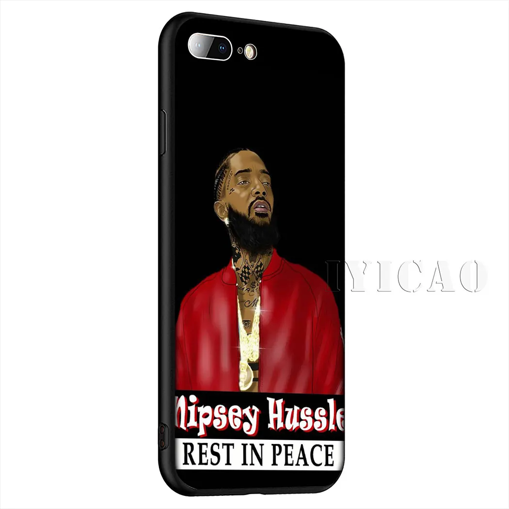 2 Мягкий силиконовый чехол Nipsey Hussle для iPhone 11 Pro XR X XS Max 6 6S 7 8 Plus 5 5S SE - Цвет: 2