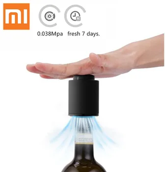 

XIAOMI Plastic Vacuum Wine Bottle Stopper Sealed Storage Vacuum Memory Wine Stopper Electric Stopper Wine Corks Corkscrew