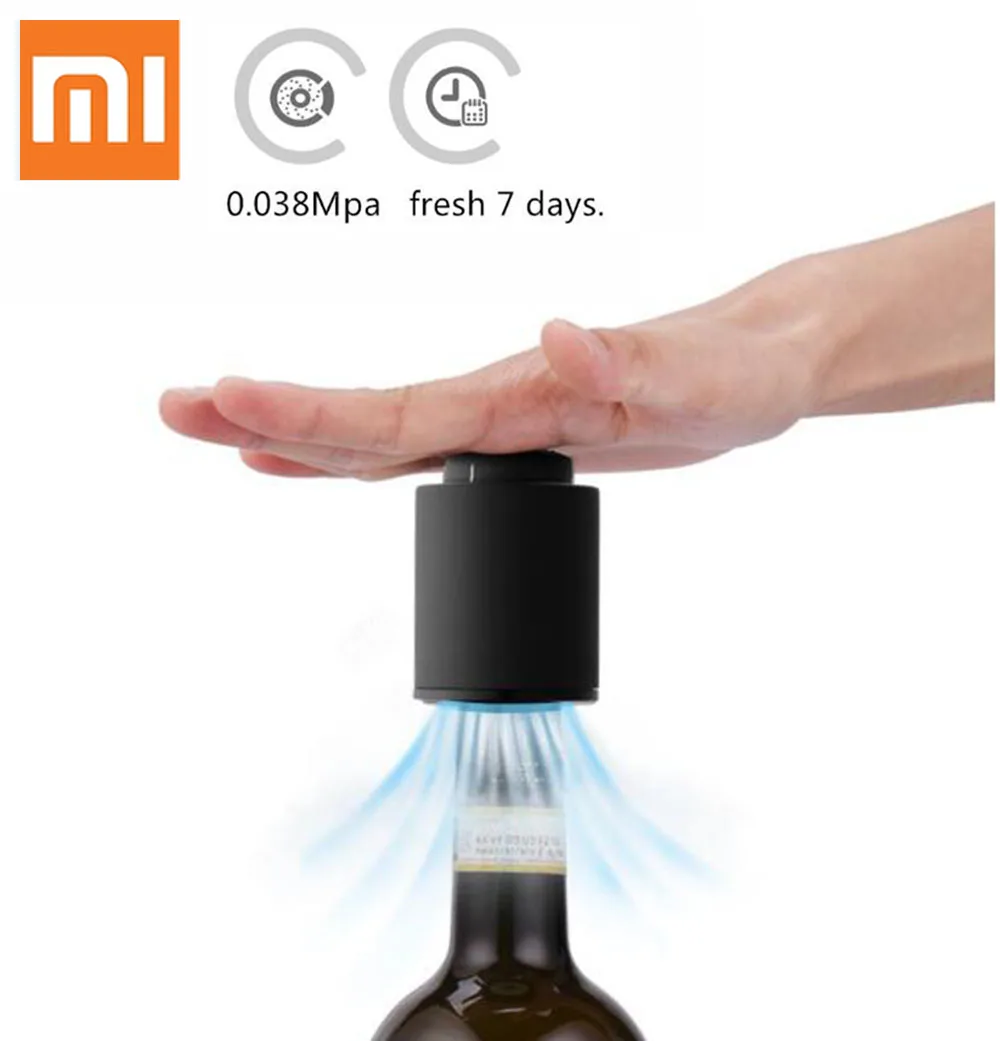 Пластиковая вакуумная пробка для винных бутылок XIAOMI герметичная память