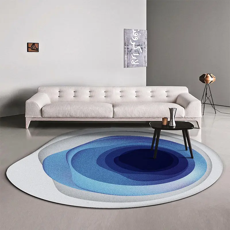 Гостиная Спальня Нескользящие коврики украшения дома Имитация неправильный