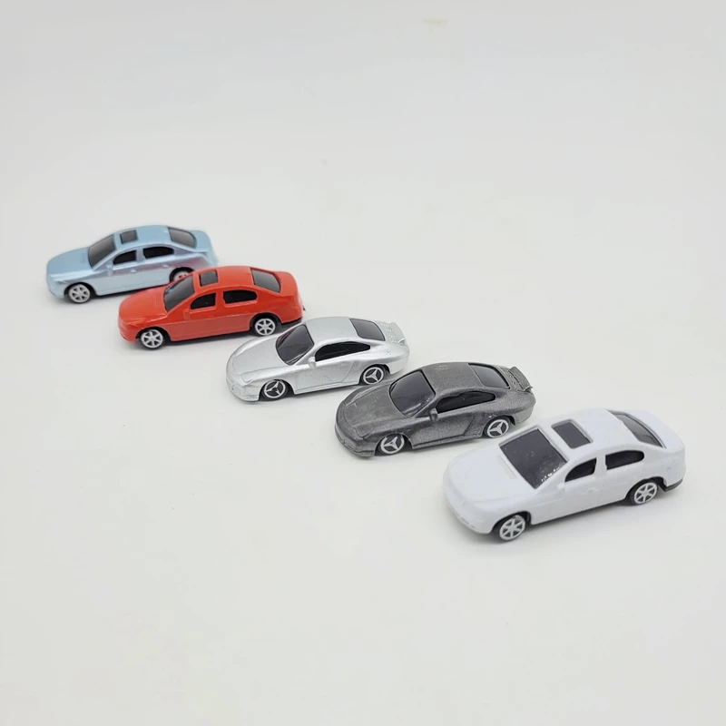 5Pcs Model Car Miniature Architecture Vehicle Railway Train Layout Landscape HO/TT/N scale Toy GIfts 1:75 1:87 1:100 1:150 1:200