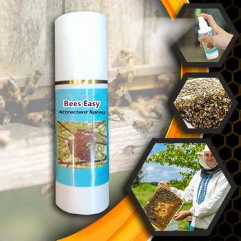 

60ml Practical Hive Beekeeping Tool Catching Bait Portable Liquid Bee Attractant Useful Outdoor Swarm Lure Spray Collecting Trap