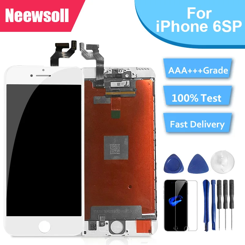 AAA + ЖК дисплей для iPhone 6 6S 6splus сенсорный экран дигитайзер сборка 5 без битых
