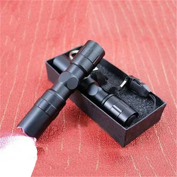 

Portable Mini LED Keychain Flashlight Pocket Torch 1 Mode Waterproof Outdoor Lamp Pen Light AAA Battery Bike Camping Work Light