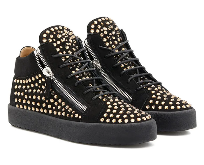 20 для мужчин; Sapatos Masculinos; Для мужчин модный пэчворк на плоской подошве; толстая подошва обувь на молнии Стразы кроссовки мужская обувь - Цвет: Бежевый