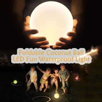 

Foldable Luminous Silicone Personality Charging LED Fun Waterproof Light Ball