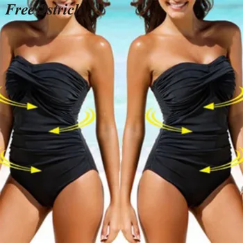 

Free Ostrich Lingerie Women Sexy Summer Biquini Push Up High Cut Bodysuit Plus Size Backless Biquini Set 2020 One Piece Jumpsuit