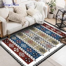 SunnyRain 1-piece флисовый коврик для коврики для гостиной и ковры для кухни кровать коврик для комнаты скольжение сопротивление