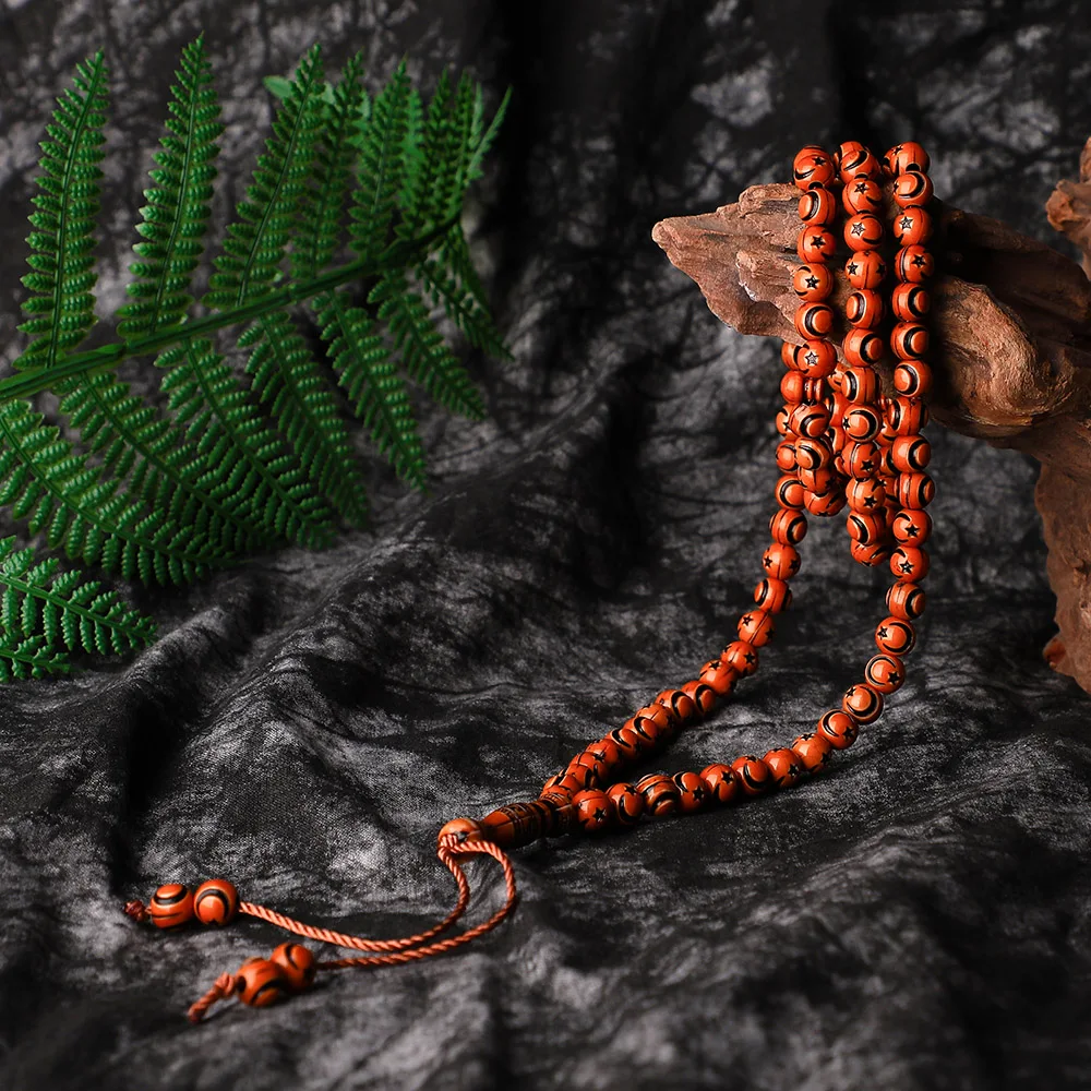 8 мм натуральный Tassel Pendant 99 четки исламский мусульманский тасбих Аллах Мохаммеда