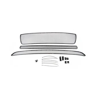

Mesh on bumper exterior for Peugeot 2015, 3 PCs, black, 15mm (boxer)