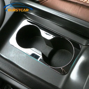 

Xburstcar for Kia Sportage R 2012 2013 2014 2015 ABS Chrome Car Seat Water Cup Holder Trim Armrest Stickers
