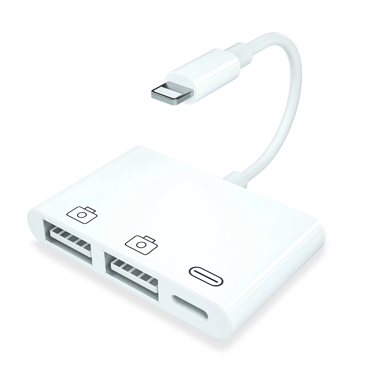 Адаптер Lightning/USB OTG для Apple iPad iPhone 11 pro Max 8 подключение к считывателю камер комплекты