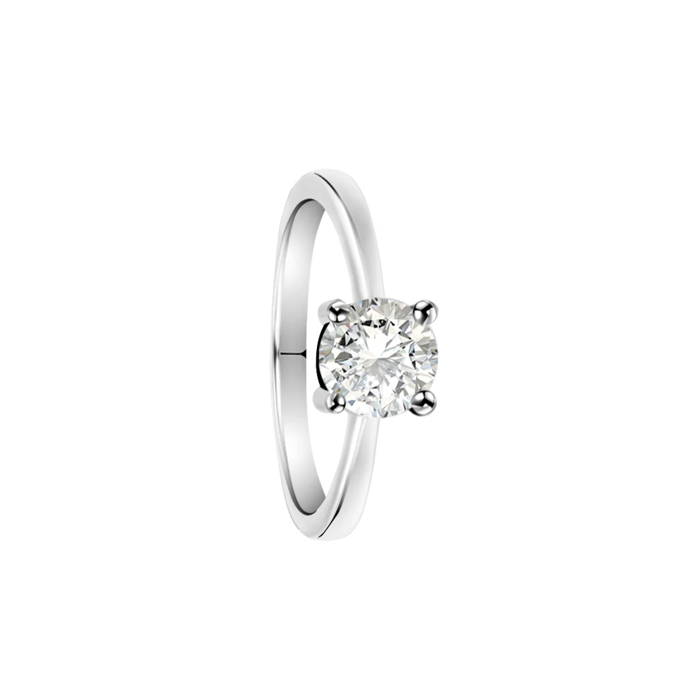 

Кольцо с блестящим солитером CKK, оригинальное серебряное Ювелирное Украшение для подарка женщине