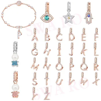 

Delicate Fashion Mix 26 Letter Charm DIY Crystal Bracelet Women Luxury Jewelry Commemorative Holiday Birthday Recommended Gift