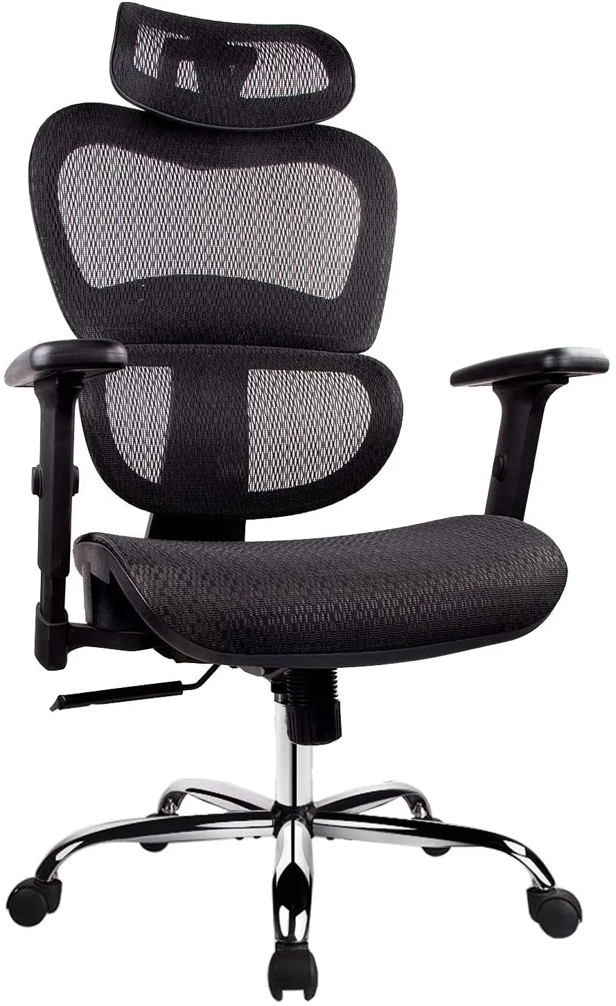 reception desk Office Chair Ergonomics Mesh Chair Computer Chair Desk Chair High Back Chair gaming chair With Adjustable Headrest and Armrests top Office Furniture