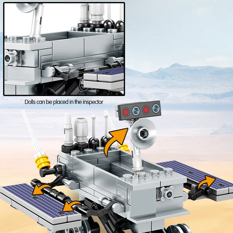 SEMBO Block Technical Lunar Lander Building Blocks