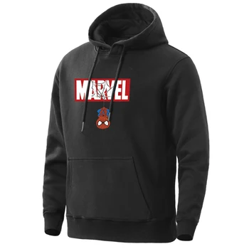 

Male Marvel Spiderman Hoodies 2020 Fashion Harajuku Clothing Autumn Hipster Pullovers Round Neck Casual Tracksuits Hip Hop Homme