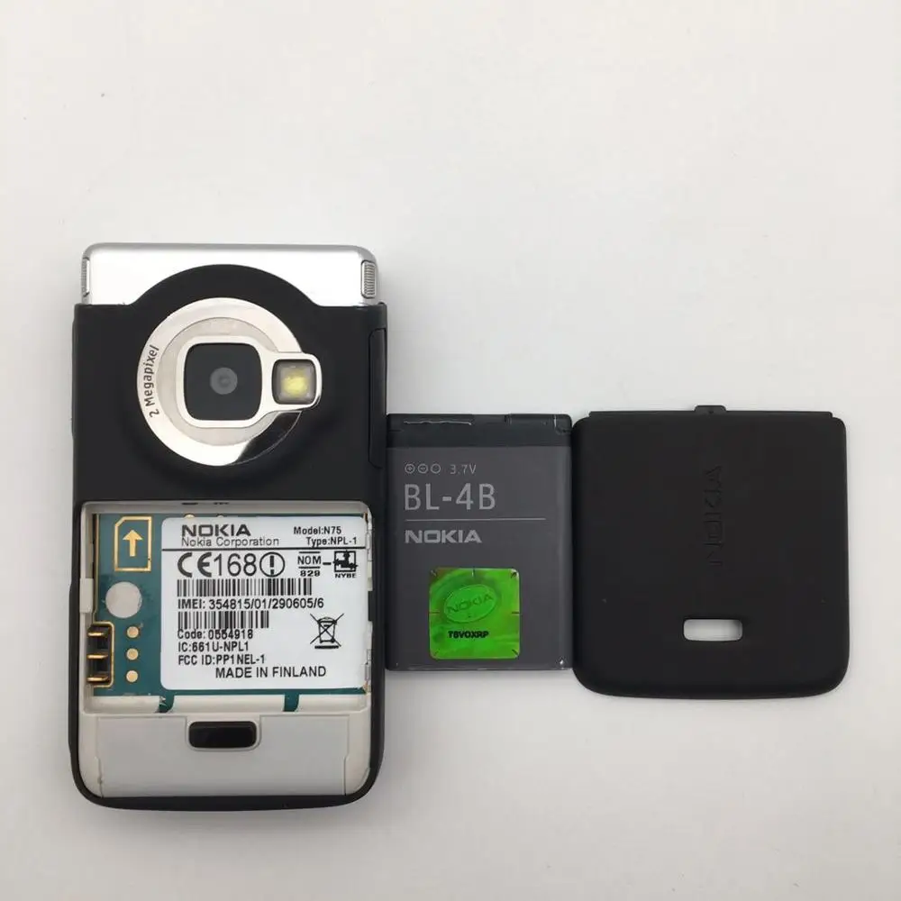 N75 100% Оригинальный разблокированный Nokia Flip 2 4 дюймовый GSM 3G Symbian 9 1 мобильный