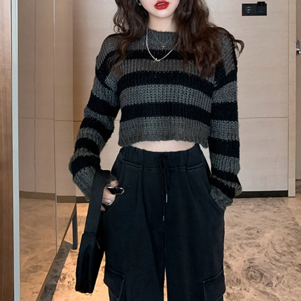 

Striped Sweater Women Pullovers