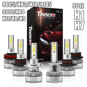 

Hot Mayitr 2pcs H1 H7 H11 9005 9006 9012 CSP Fog Head Lamp 110W 20000LM 6000K Super White LED Headlight Bulb for Car Lighting