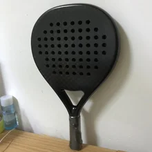 12K Carbon Paddle Racket Professional Soft EVA Face Tennis Raqueta With Padel Racket Bag Training Accessories 2021 New