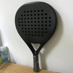 12K Carbon Paddle Racket Professional Soft EVA Face Tennis Raqueta With Padel Racket Bag Training Accessories 2021 New