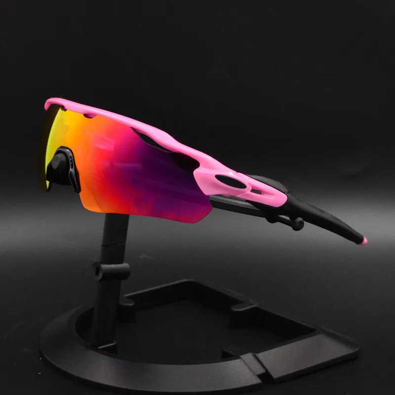 Brand Design Cycling Glasses 5 lens Outdoor Bike Bicycle Goggles Sport Cycling Sunglasses Men Women Cycling Eyewear - Color: 22