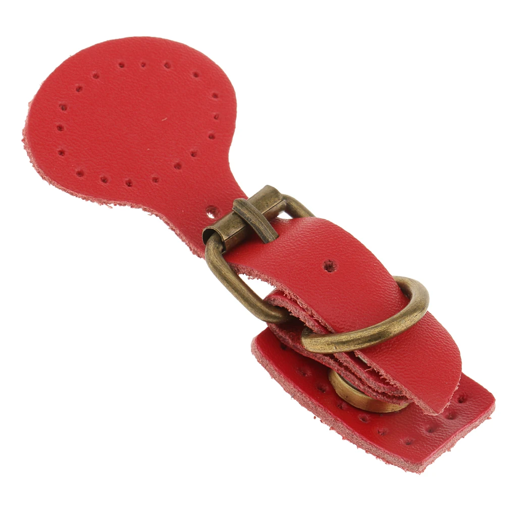 1 Set Leather Buckles Bag Making Fastener Magnetic Snap Sew on DIY Retro Clasp