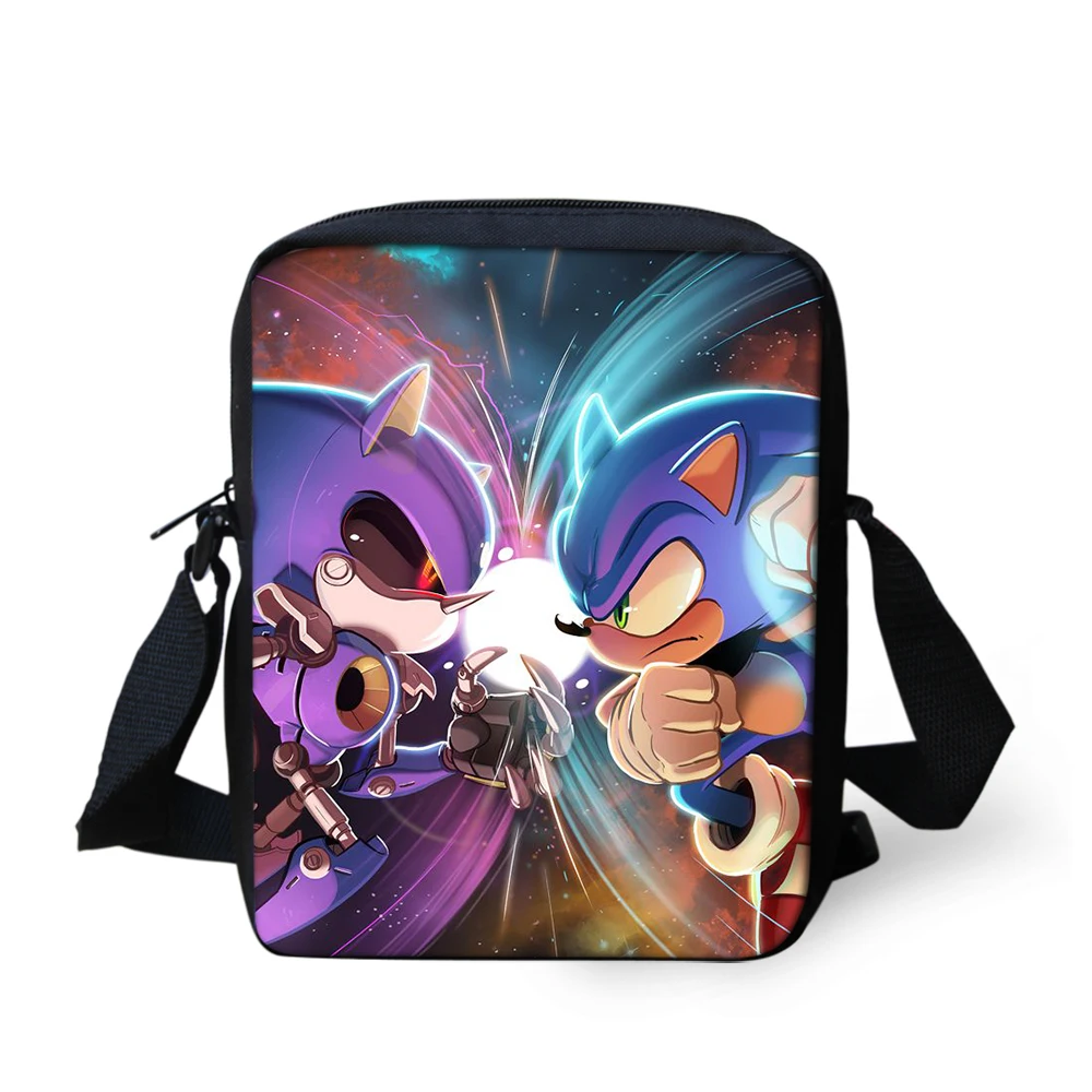 Sonic The Hedgehog, маленькие сумки-мессенджеры для женщин, мини-сумка на плечо для детей, мальчиков и девочек, мультяшная маленькая Повседневная Сумка кросс-боди, сумки на лямках - Цвет: CDGX2059E