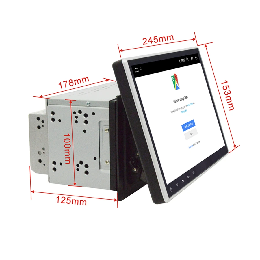  Universal 2Din Adjustable Android 9.1 10.1