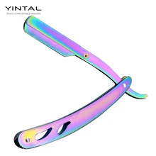 Мужской бритвенный нож Парикмахерская Бритва Парикмахерская Стрижка волос Бритва профессиональный нож для волос нож с одной ручкой бритвенный держатель