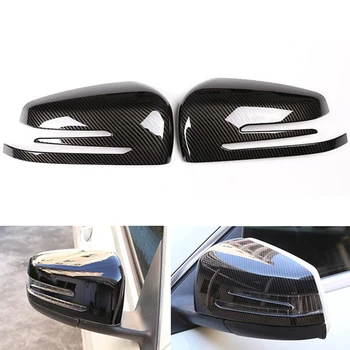 

For Mercedes-Benz C/E/GLA/GLK/B/A/CLA/CLS/S class w205 w213 w176 one Pair Rearview Mirror Covers Cap Carbon Fiber High Quality
